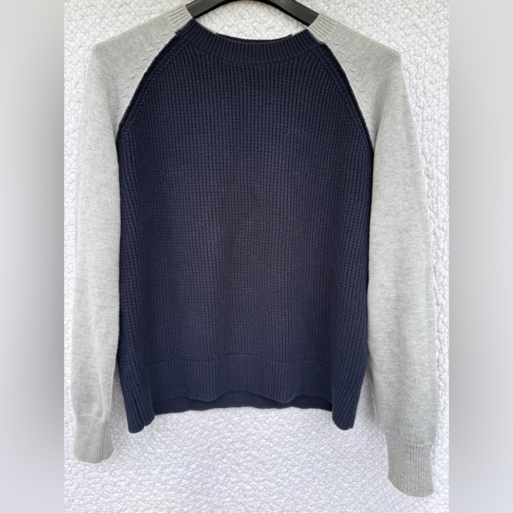 Current Elliott  Sweater Crew Neck Size 1/Small Blue Gray two tone